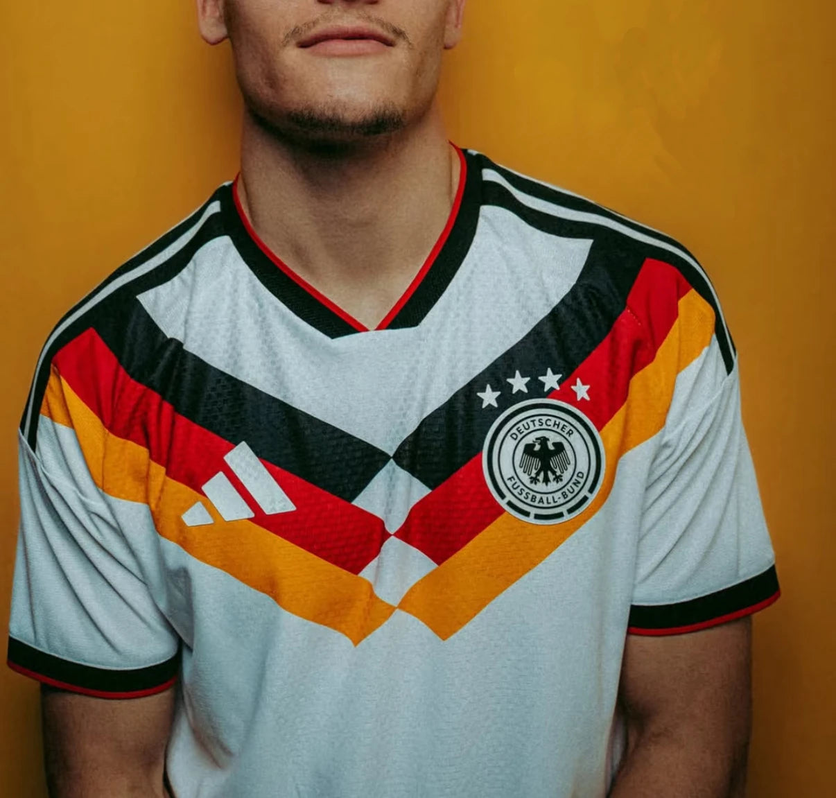 Adidas 2026 Germany National Team World Cup Soccer Jersey, Home Fan Edition Short-Sleeve Football Shirts Quick-Dry Man KD8363