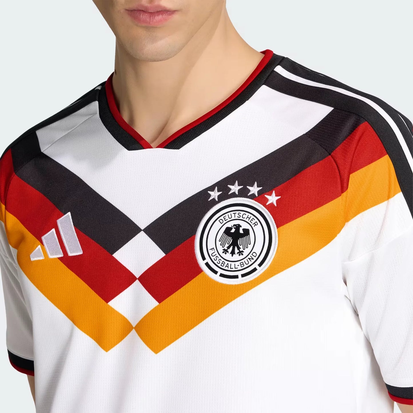 Adidas 2026 Germany National Team World Cup Soccer Jersey, Home Fan Edition Short-Sleeve Football Shirts Quick-Dry Man KD8363