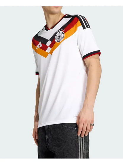 Adidas 2026 Germany National Team World Cup Soccer Jersey, Home Fan Edition Short-Sleeve Football Shirts Quick-Dry Man KD8363
