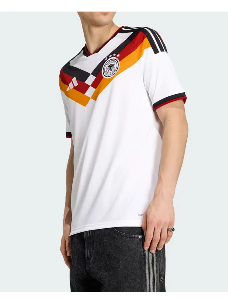 Adidas 2026 Germany National Team World Cup Soccer Jersey, Home Fan Edition Short-Sleeve Football Shirts Quick-Dry Man KD8363