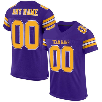 Custom Navy Football Jersey – Personalized Name & Number