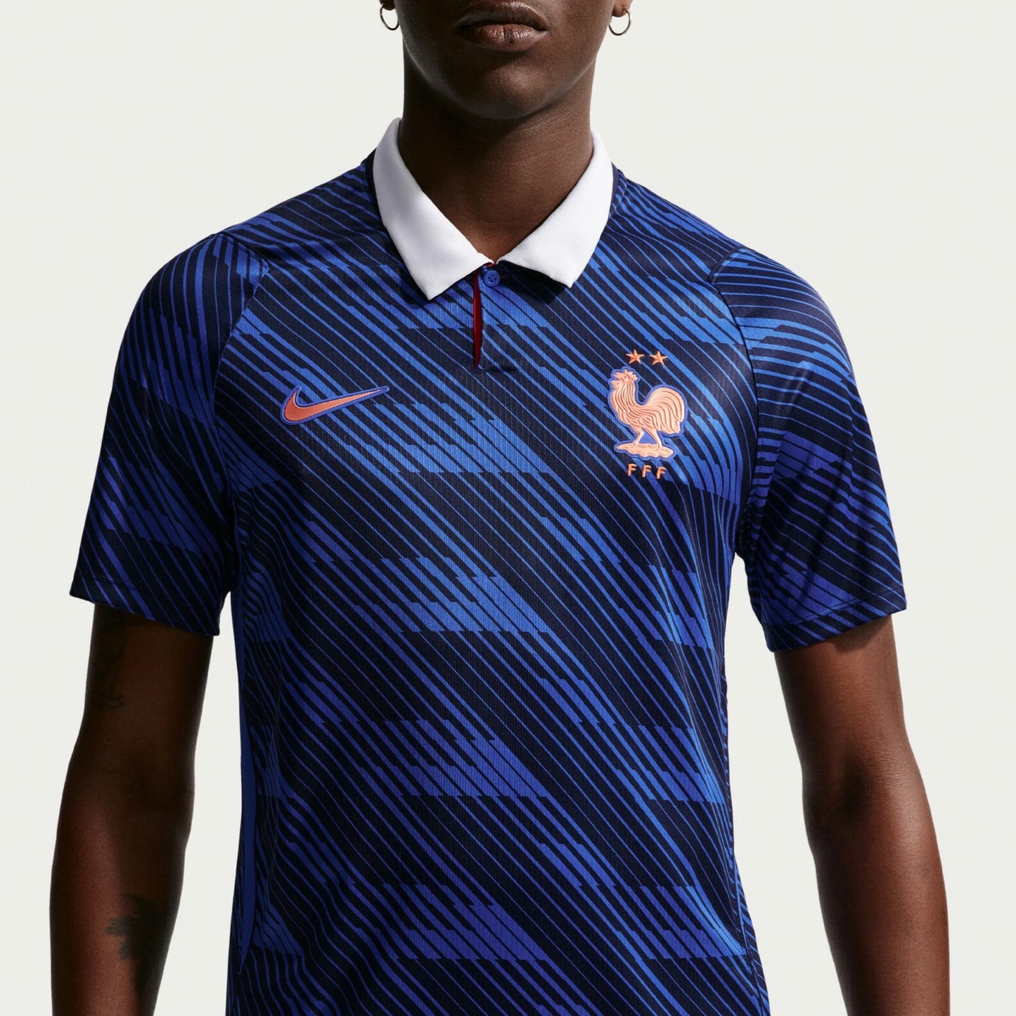 Nike 2026 World Cup Home France Maillot Men's Breathable Dri-FIT Football Training Shirt Comfortable Short-Sleeve Jersey