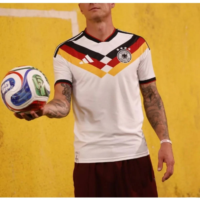 Adidas 2026 Germany National Team World Cup Soccer Jersey, Home Fan Edition Short-Sleeve Football Shirts Quick-Dry Man KD8363