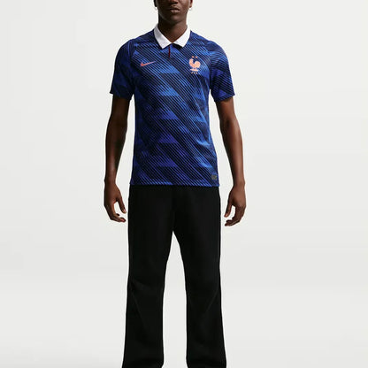Nike 2026 World Cup Home France Maillot Men's Breathable Dri-FIT Football Training Shirt Comfortable Short-Sleeve Jersey