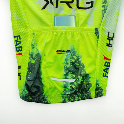 Yellow Cycling Jersey – Quick-Dry Breathable Performance Fit
