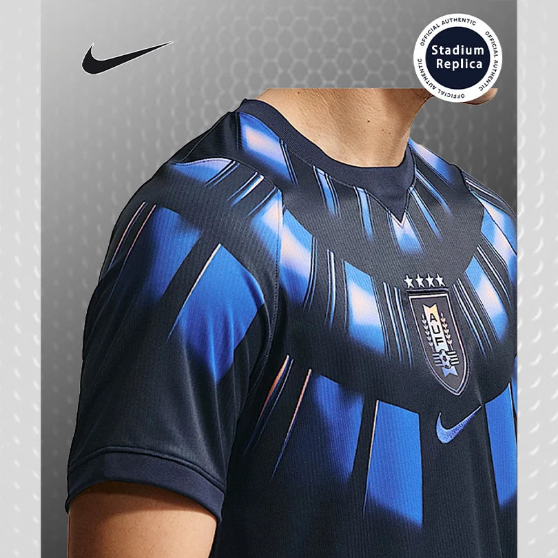 Nike Dri-FIT Unisex 2026 World Cup Uruguay Away Fan Version Quick-Dry Soccer Jersey Short Sleeve T-Shirt IO4681-451