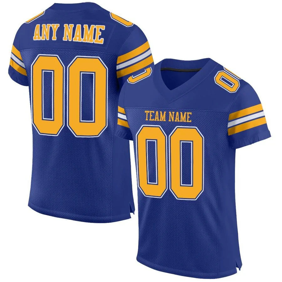 Custom Navy Football Jersey – Personalized Name & Number