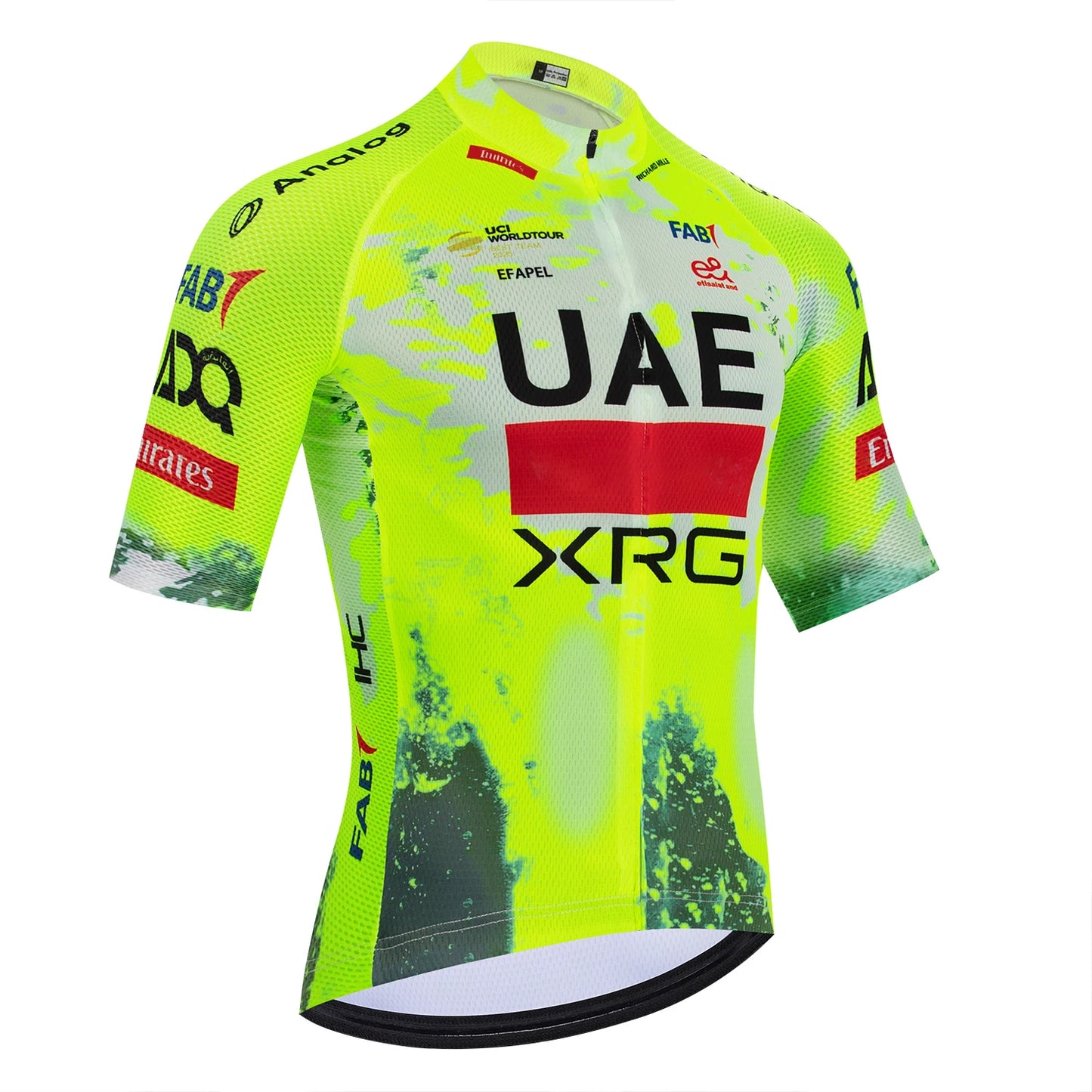 Yellow Cycling Jersey – Quick-Dry Breathable Performance Fit