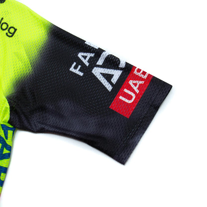 Yellow Cycling Jersey – Quick-Dry Breathable Performance Fit