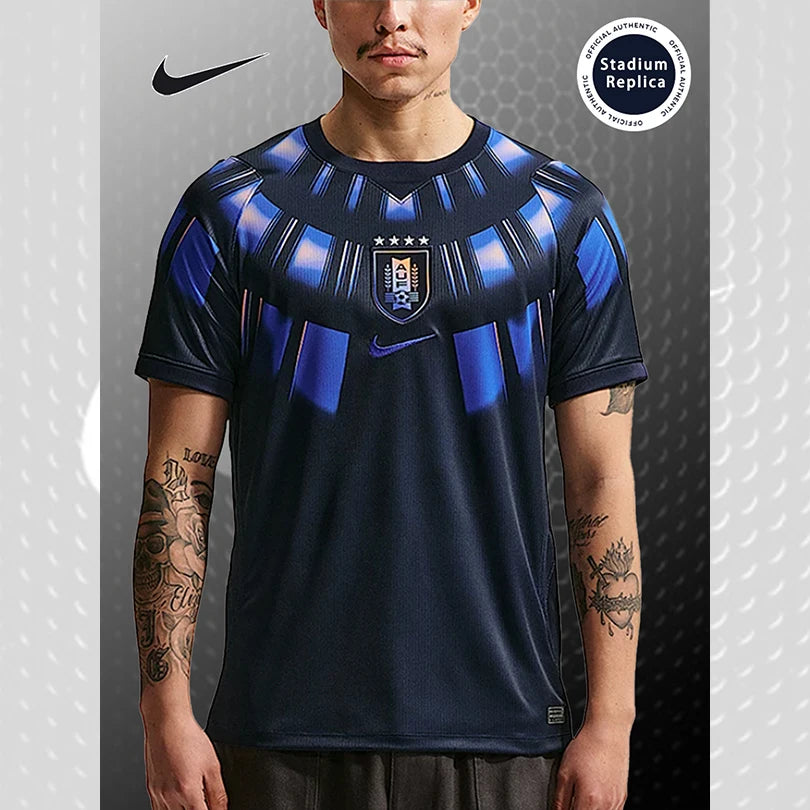 Nike Dri-FIT Unisex 2026 World Cup Uruguay Away Fan Version Quick-Dry Soccer Jersey Short Sleeve T-Shirt IO4681-451
