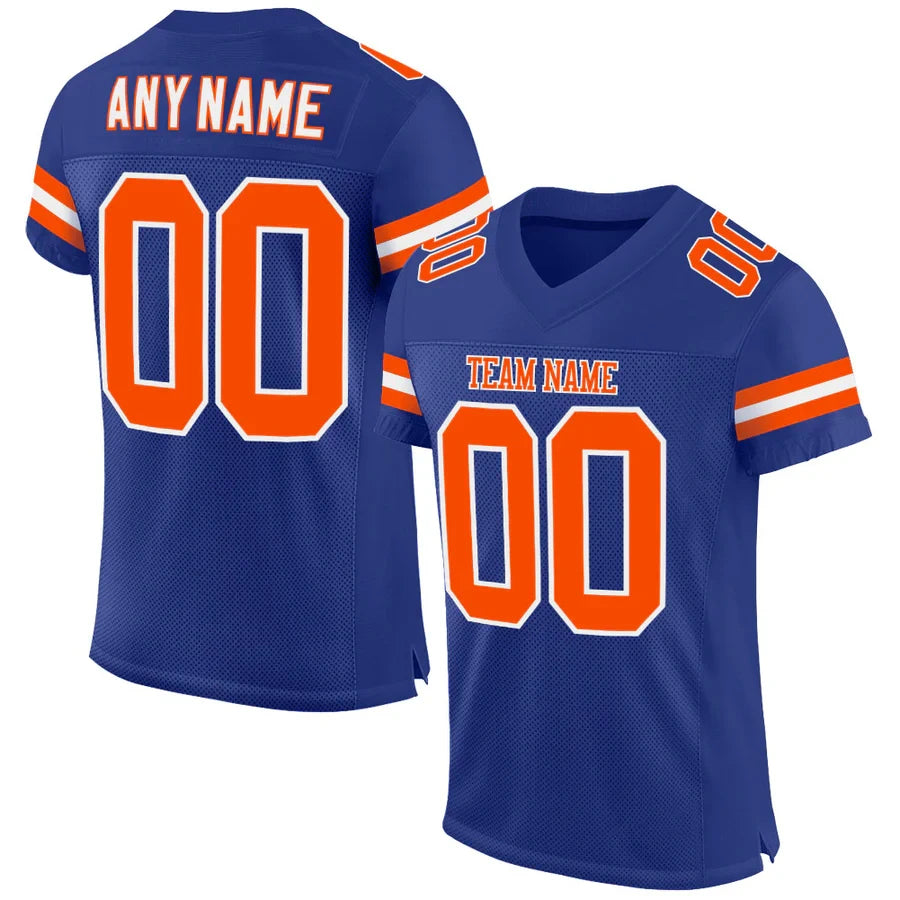 Custom Navy Football Jersey – Personalized Name & Number