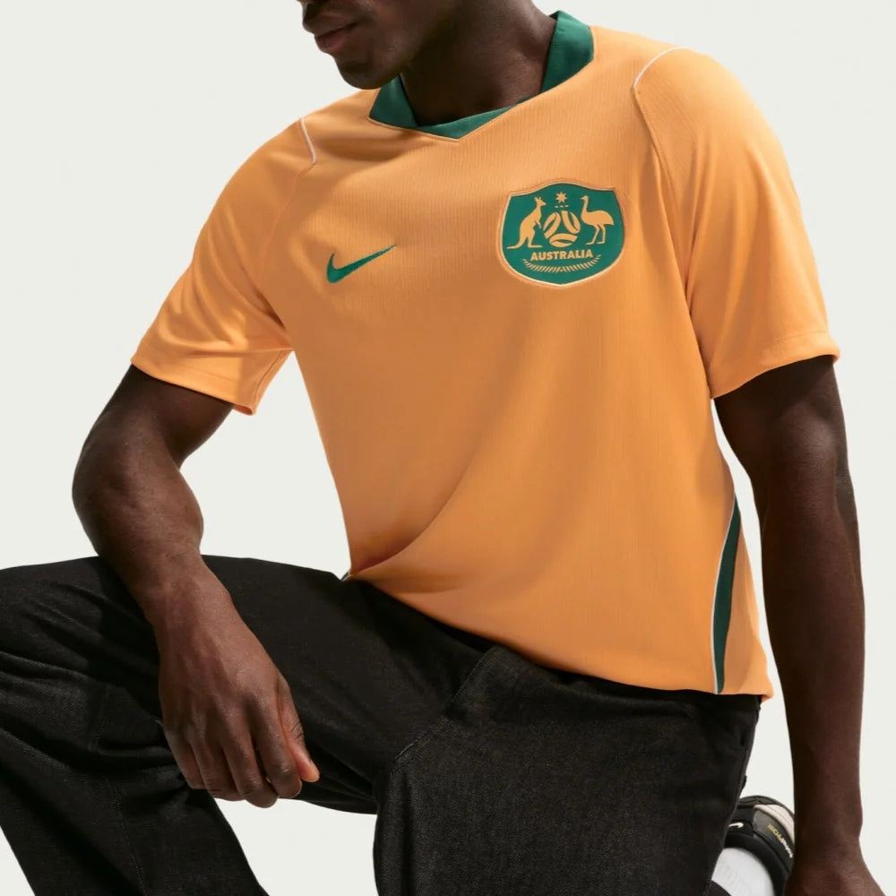 Nike IB5256 Australia 2026 World Cup Mens Fan Jersey Quick Dry Comfortable Soccer Uniform